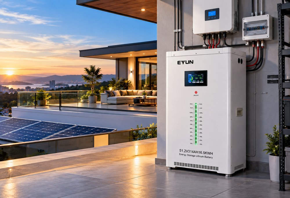 Home Power Generation LiFePO4 battery application