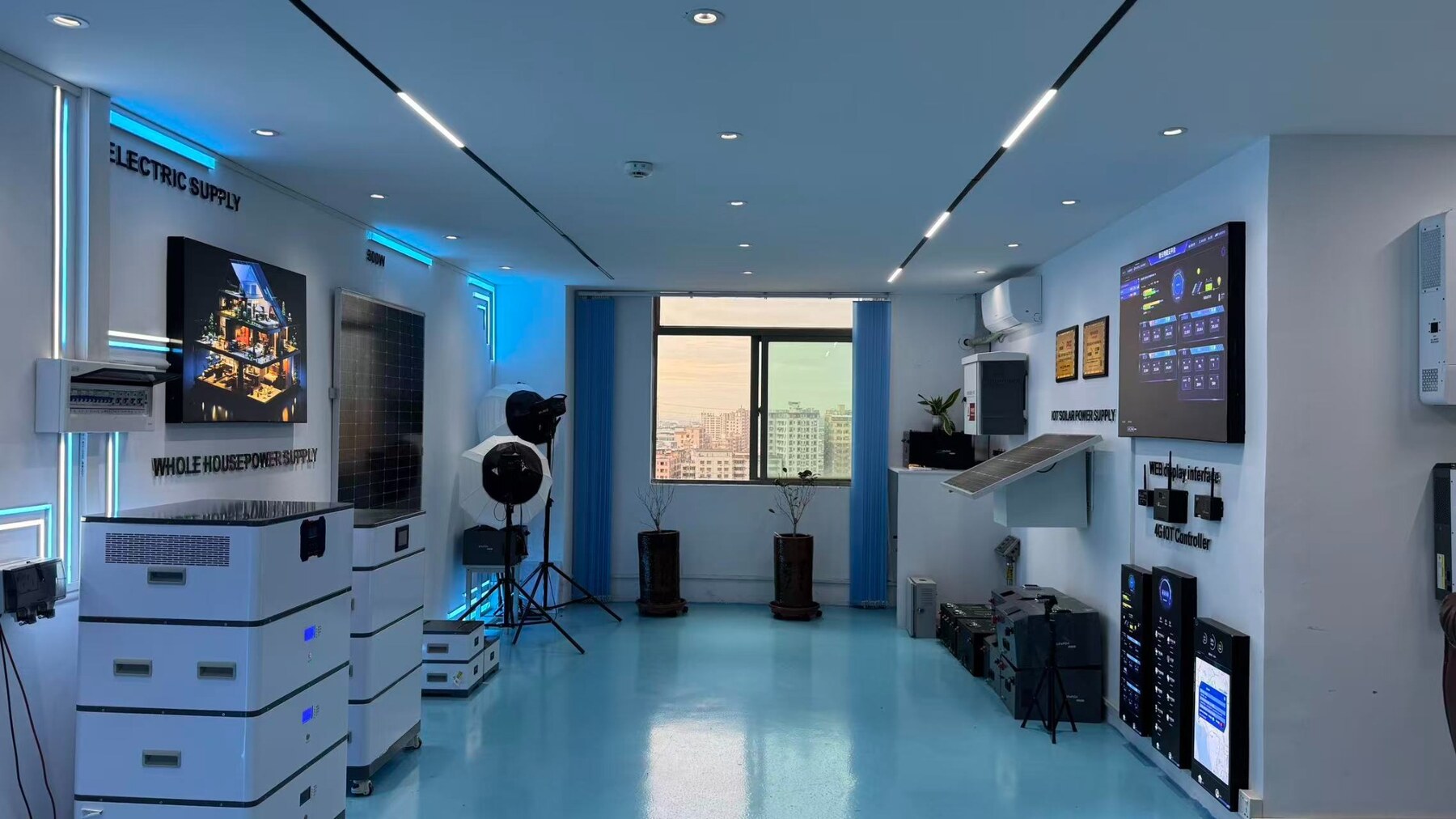 EYUN energy storage showroom
