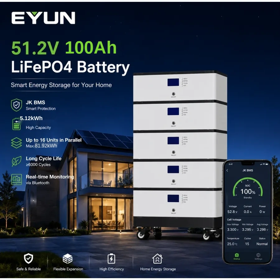 51.2V 314Ah Stackable Energy Storage