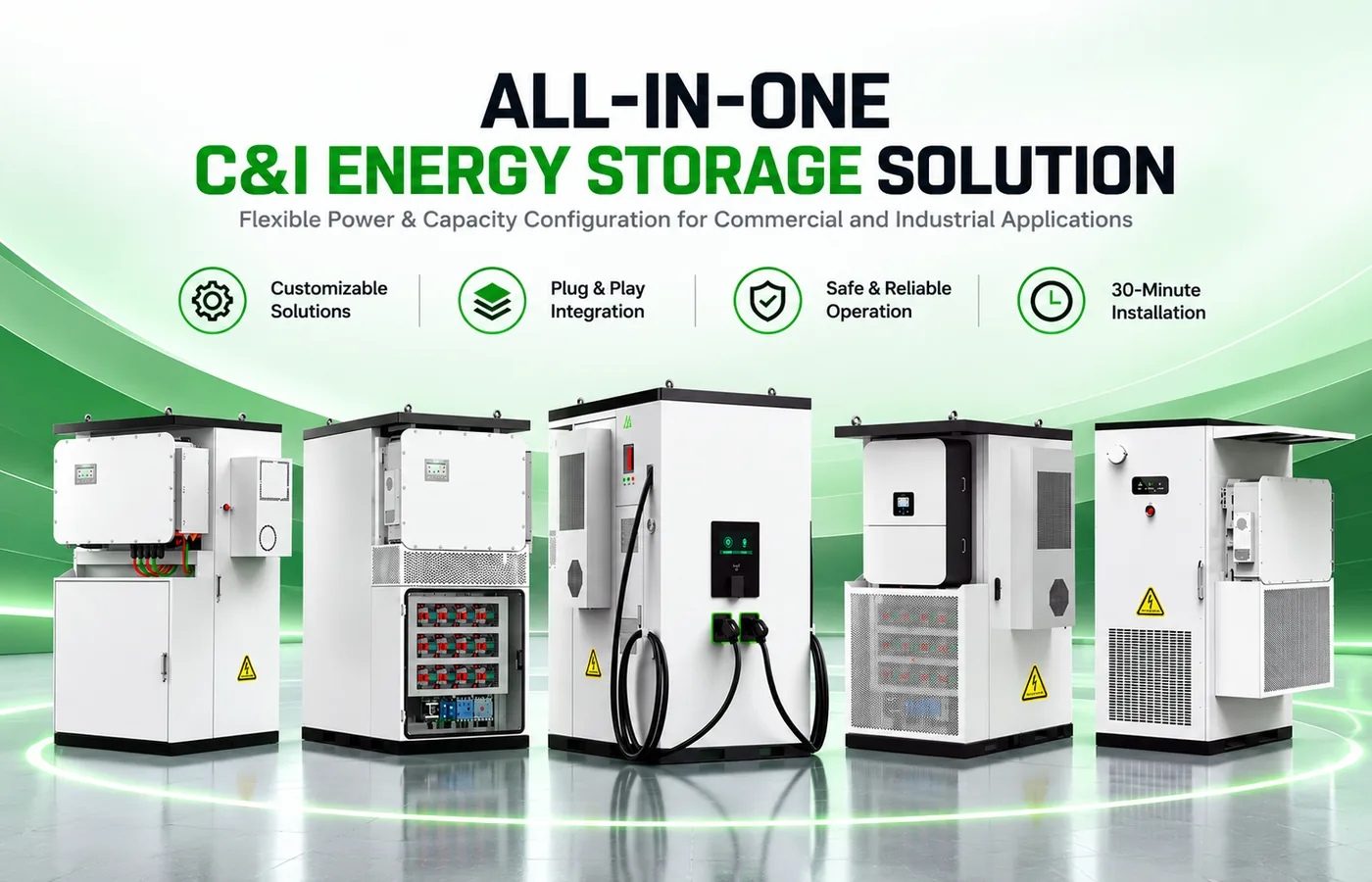 EYUN all-in-one commercial and industrial energy storage systems